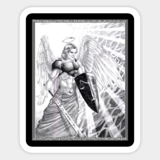 The Archangel Michael Sticker